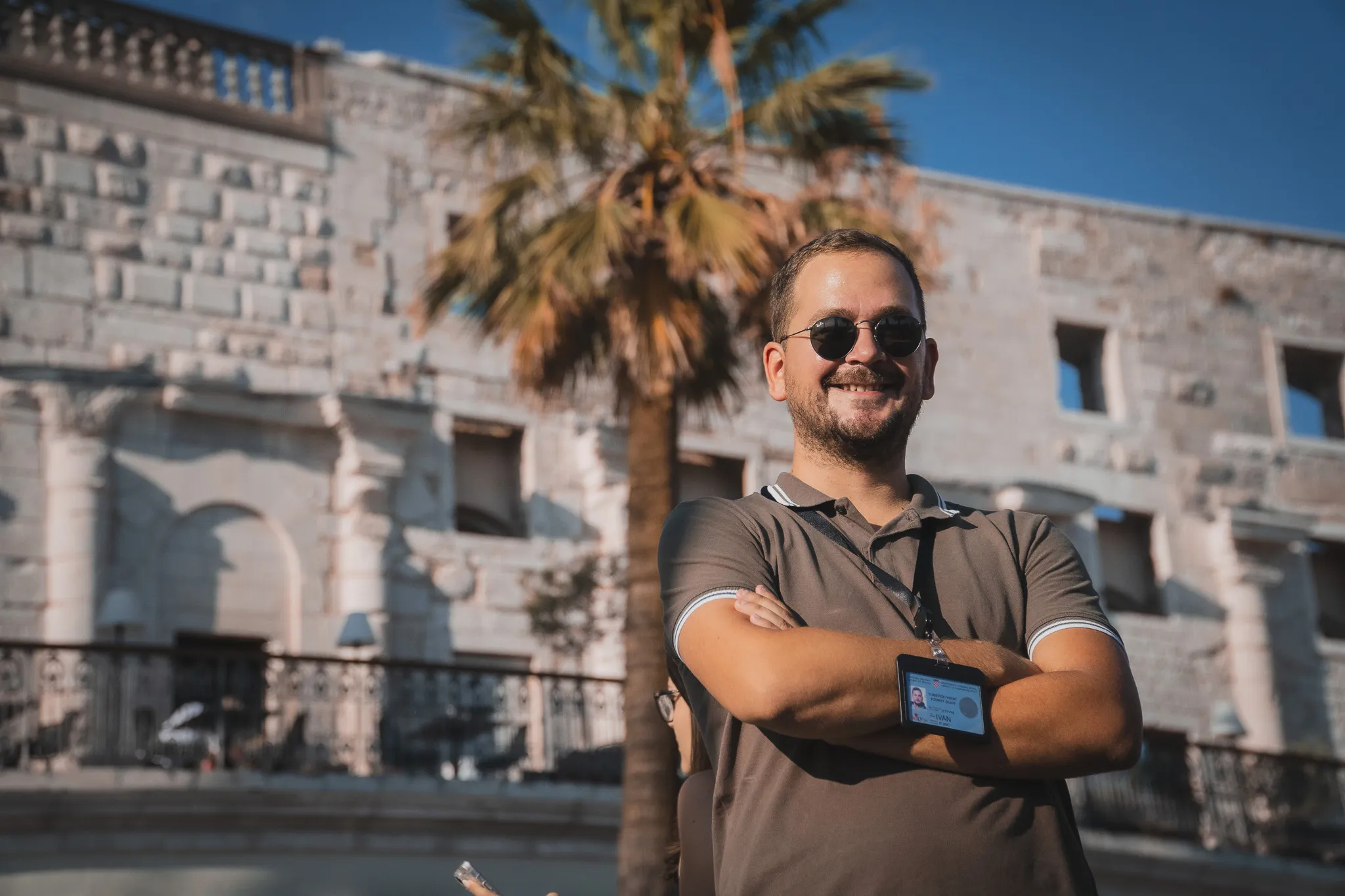 tour guide in sunny Split Croatia