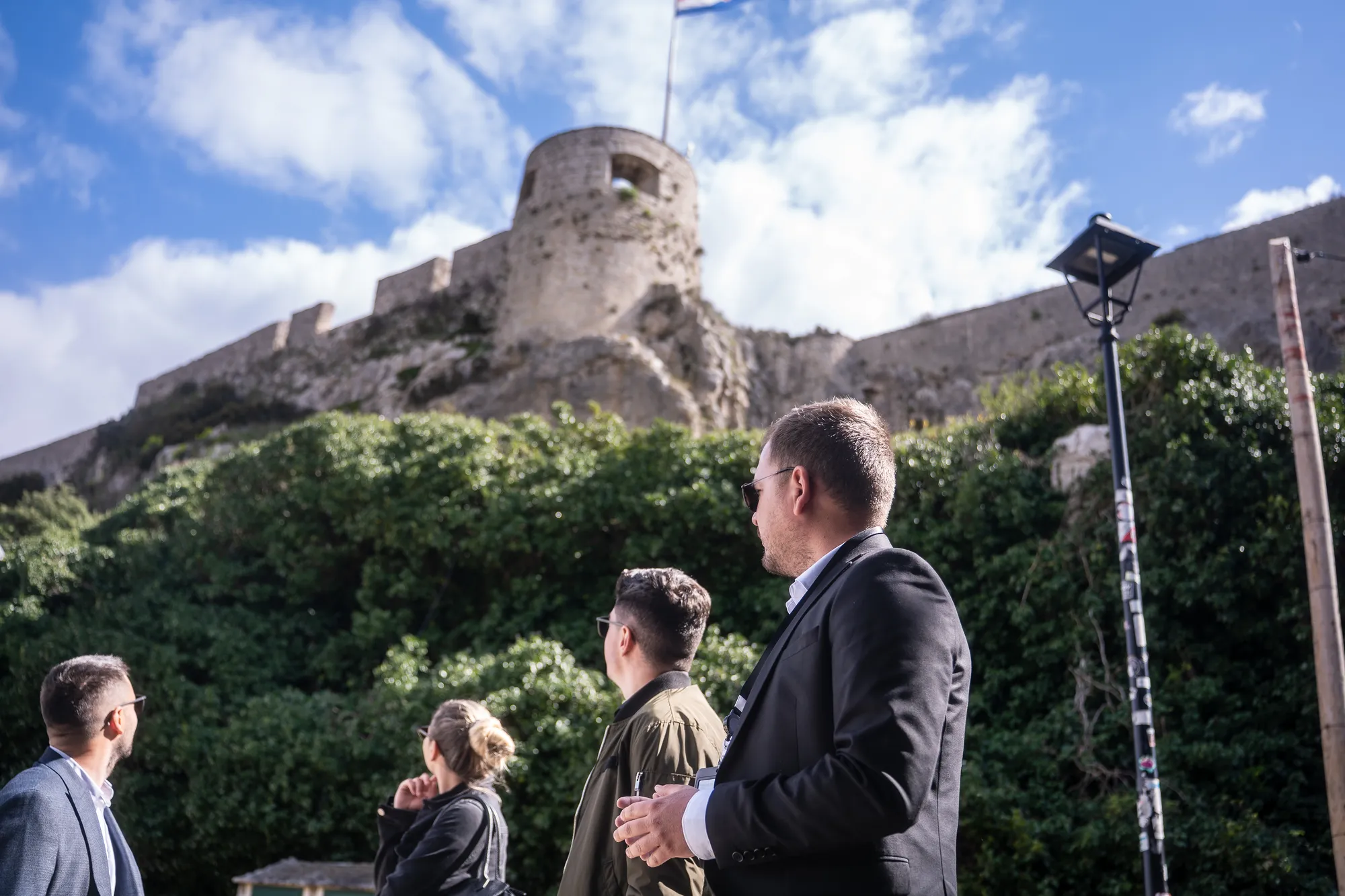 Fortress stone walls