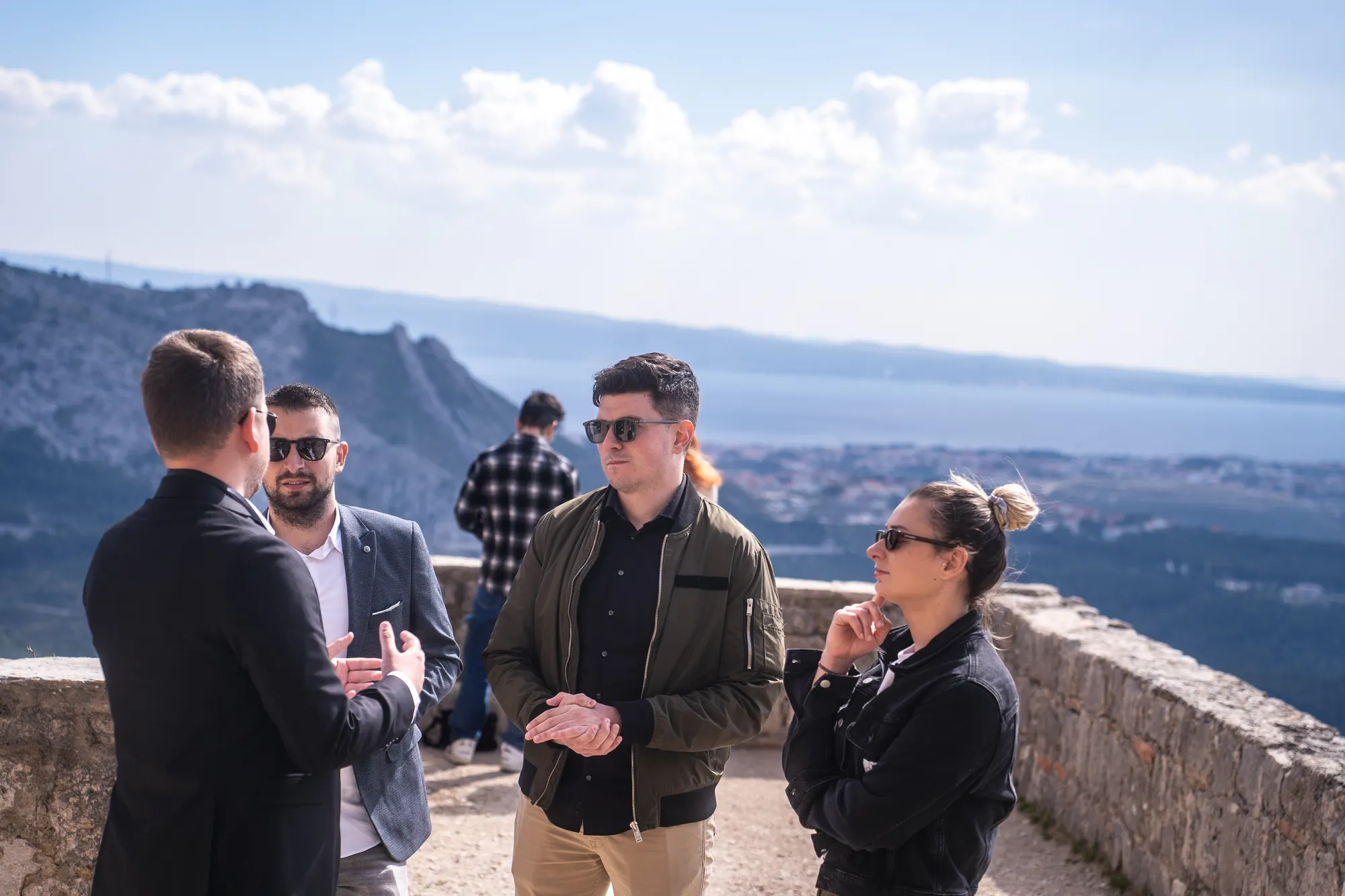 Klis Fortress walls detail