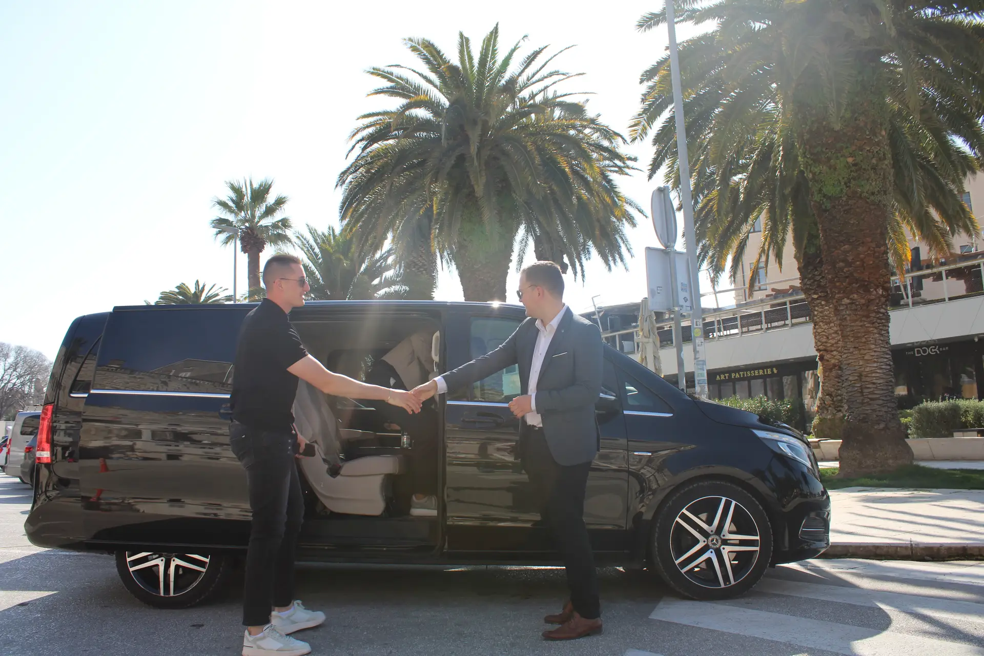 two men shaking hands