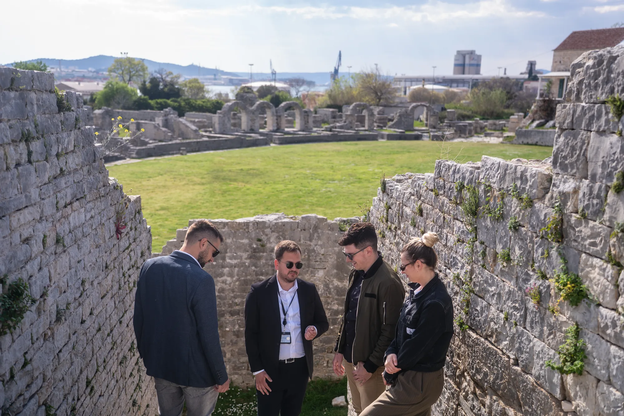 Salona amphitheater ruins