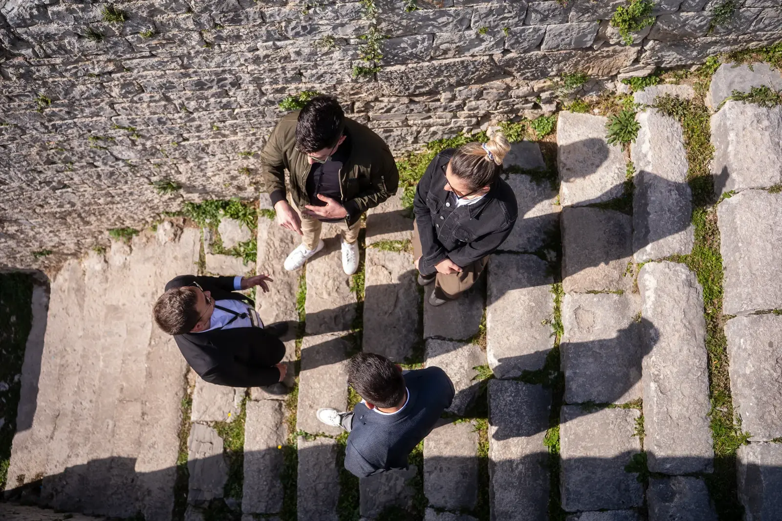 Salona amphitheater walls