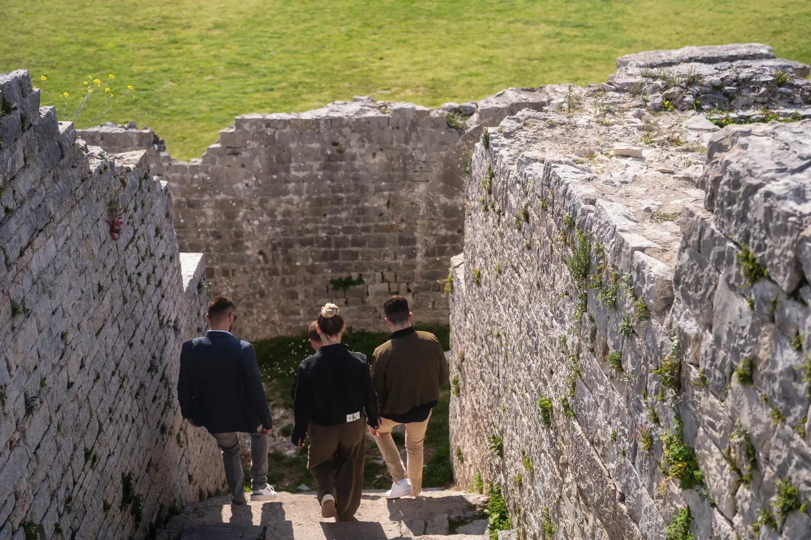 Salona amphitheater detail