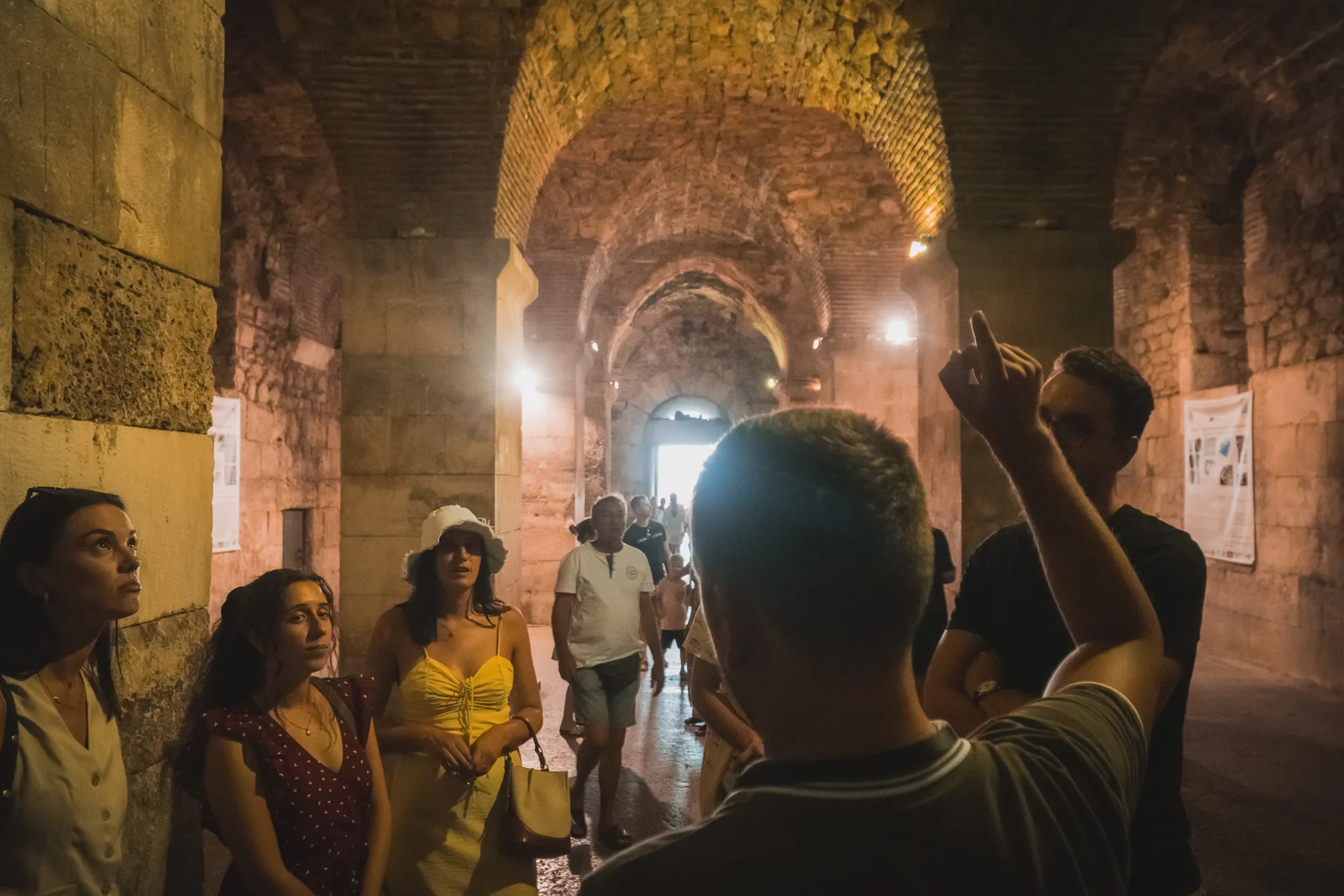 Underground passage in Split