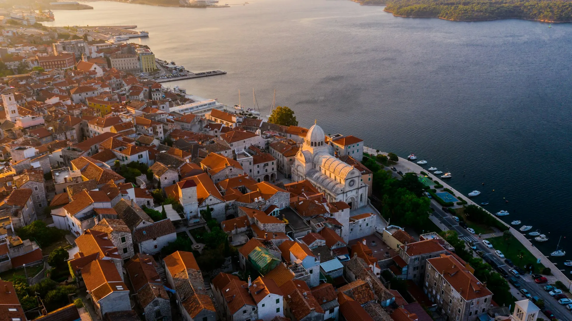 old stone streets of Šibenik