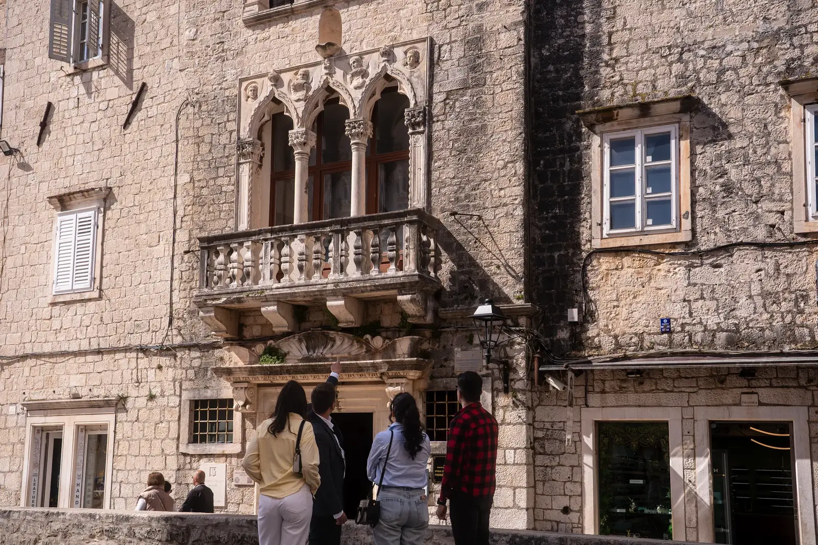 Trogir city loggia